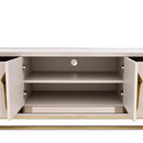 AICO Carmela Media Cabinet in Shimmer Ivory