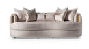 AICO Carmela Sofa Almond in Shimmer Ivory image
