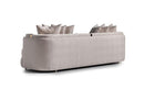 AICO Carmela Mansion Sofa in Shimmer Ivory