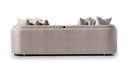AICO Carmela Mansion Sofa in Shimmer Ivory