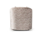 AICO Carmela Accent Chair in Shimmer Ivory