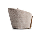 AICO Carmela Accent Chair in Shimmer Ivory