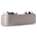AICO Furniture Carmela Mansion Sofa Zinc in Silver