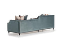AICO La Francaise Mansion Sofa in Azure/Black