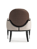 AICO La Francaise Accent Chair in Cafe/Black