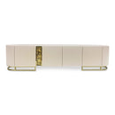 AICO Lisbon Media Cabinet in Silken Matte Cream