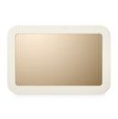 AICO Furniture Wall Mirror in Silken Matte Cream