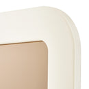 AICO Furniture Wall Mirror in Silken Matte Cream