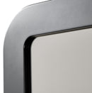 AICO Furniture Wall Mirror in Silken Matte Black