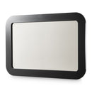 AICO Furniture Wall Mirror in Silken Matte Black
