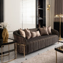 AICO Furniture Lisbon Sofa in Onyx Gold
