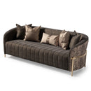 AICO Furniture Lisbon Sofa in Onyx Gold