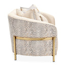 AICO Lisbon Loveseat in Opal Gold