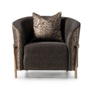 AICO Furniture Lisbon Chair in Onyx Gold