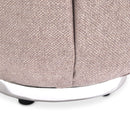 AICO Furniture Lucca Side Table in Silver