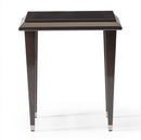 AICO Lousanne Side Table in Glossy Mocha Sand image