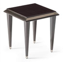 AICO Lousanne Side Table in Glossy Mocha Sand