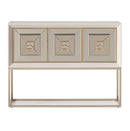 AICO Furniture Madison Small Console with Leg in Glistening Gold