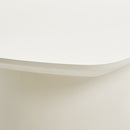 AICO Furniture Le Montreaux Accent Table in Cloud White