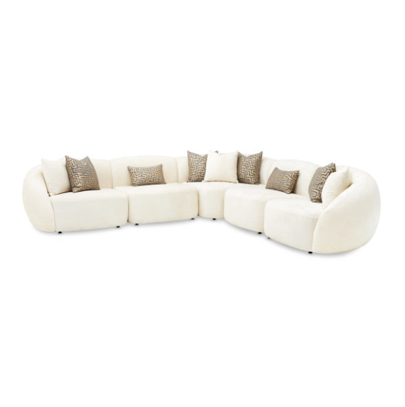 AICO Furniture Le Montreaux Corner Unit in Gardenia