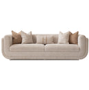 AICO Furniture Savannah Breeze Mansion Sofa Cashmere in Bright Gold