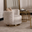 AICO Furniture Savannah Breeze 3pc Nesting Tables Set in Bright Gold