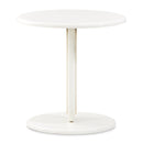 AICO Furniture Sassani End Table in Pearl White/Gold