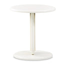AICO Furniture Sassani Accent Table in Pearl White/Gold