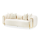 AICO Furniture Sassani Sofa Crepe in Gold image