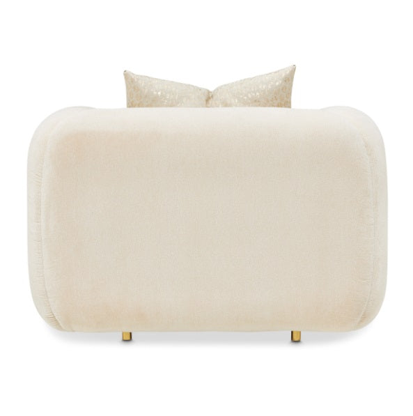 AICO Furniture Sassani Chair Crepe in Gold