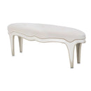 AICO London Place Bed Bench in Creamy Pearl