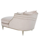 AICO London Place Chaise in Light Champagne