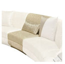 AICO Furniture Aurora Armless Chair Linen in Moonlight image