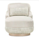 AICO Furniture Aurora Chaise Quarry in Moonlight