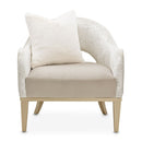 AICO Yvette Accent Chair in Porcini Medium Champagne