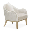 AICO Yvette Accent Chair in Porcini Medium Champagne