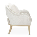AICO Yvette Accent Chair in Porcini Medium Champagne