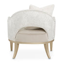 AICO Yvette Accent Chair in Porcini Medium Champagne
