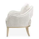 AICO Yvette Accent Chair in Porcini Medium Champagne