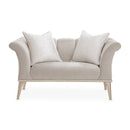 AICO Yvette Chair and A Half in Porcini Medium Champagne