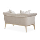 AICO Yvette Chair and A Half in Porcini Medium Champagne