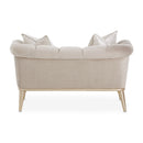 AICO Yvette Chair and A Half in Porcini Medium Champagne