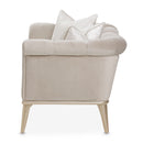 AICO Yvette Chair and A Half in Porcini Medium Champagne