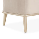 AICO Yvette Chair and A Half in Porcini Medium Champagne