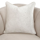 AICO Yvette Chair and A Half in Porcini Medium Champagne