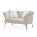 AICO Yvette Chair and A Half in Porcini Medium Champagne