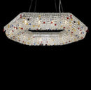 AICO Furniture Lighting Small Hexagon18 Light Chandelier image