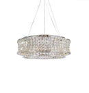 AICO Furniture Lighting Galaxy Large Round LED Chandelier in Chrome image