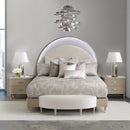 AICO Furniture Lighting Hemispheres 8 Light Chandelier in Silver