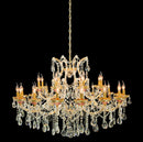 AICO Furniture Lighting Chantilly 25 Light Chandelier in Gold image